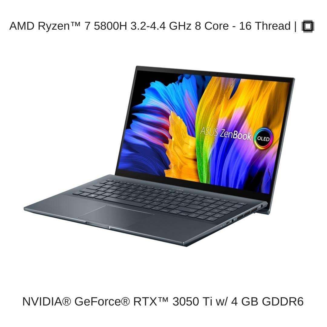 15.6" FHD OLED Touch Laptop Ryzen 7 RTX 3050 Ti 8TB SSD k7