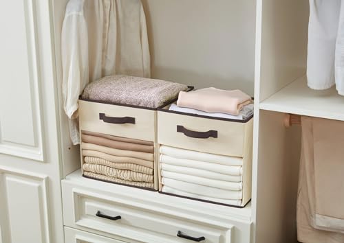 Fabric Storage Cubes with Clear Window 13 Inch a7