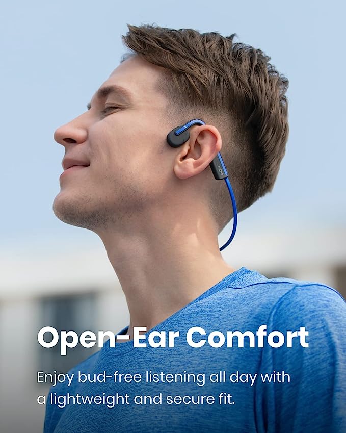 Open-Ear Bluetooth Sport Headphones Blue k7