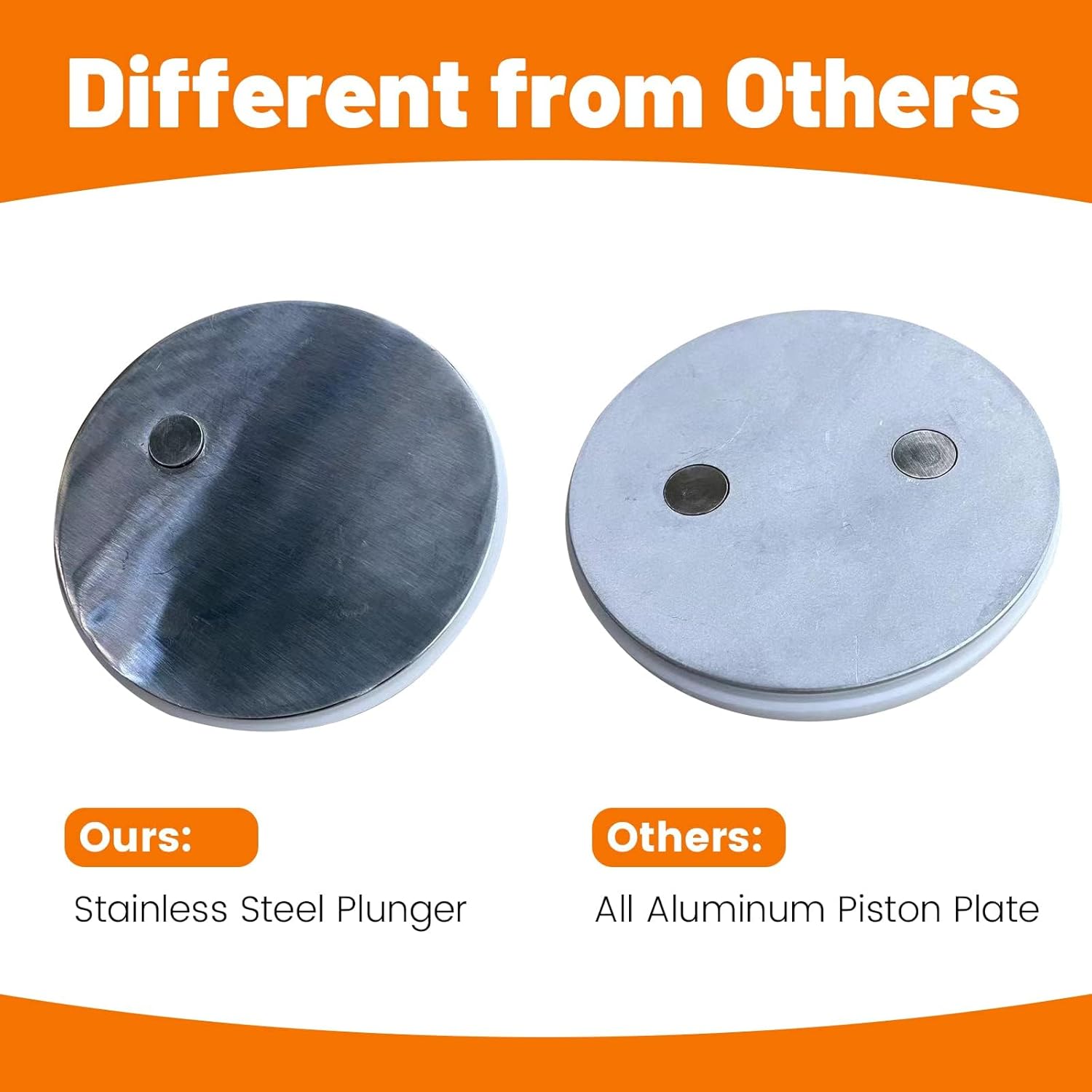 Sausage Stuffer Piston Plate 12L 22Lb a7