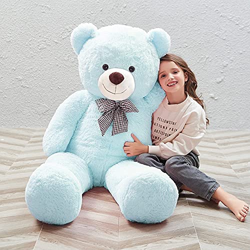 Giant Teddy Bear Plush, Life Size 5 Feet Soft Fluffy A7