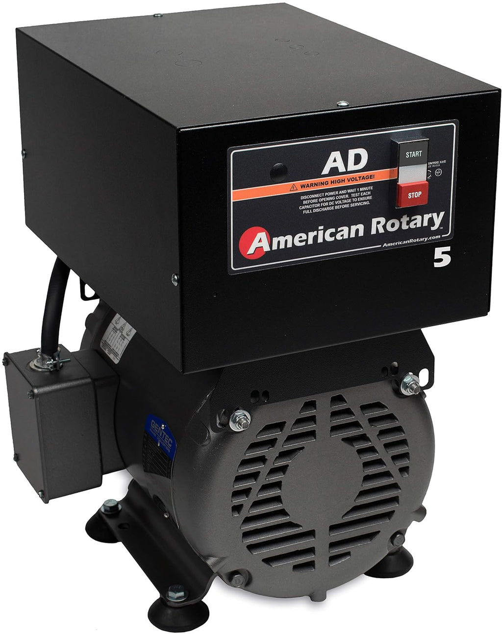 Rotary Phase Converter AD5F - Floor Unit 5HP Digital Controls Heavy Duty HD CNC| Can Start up to a 2.5Hp / 7 Amp 208-240v Load