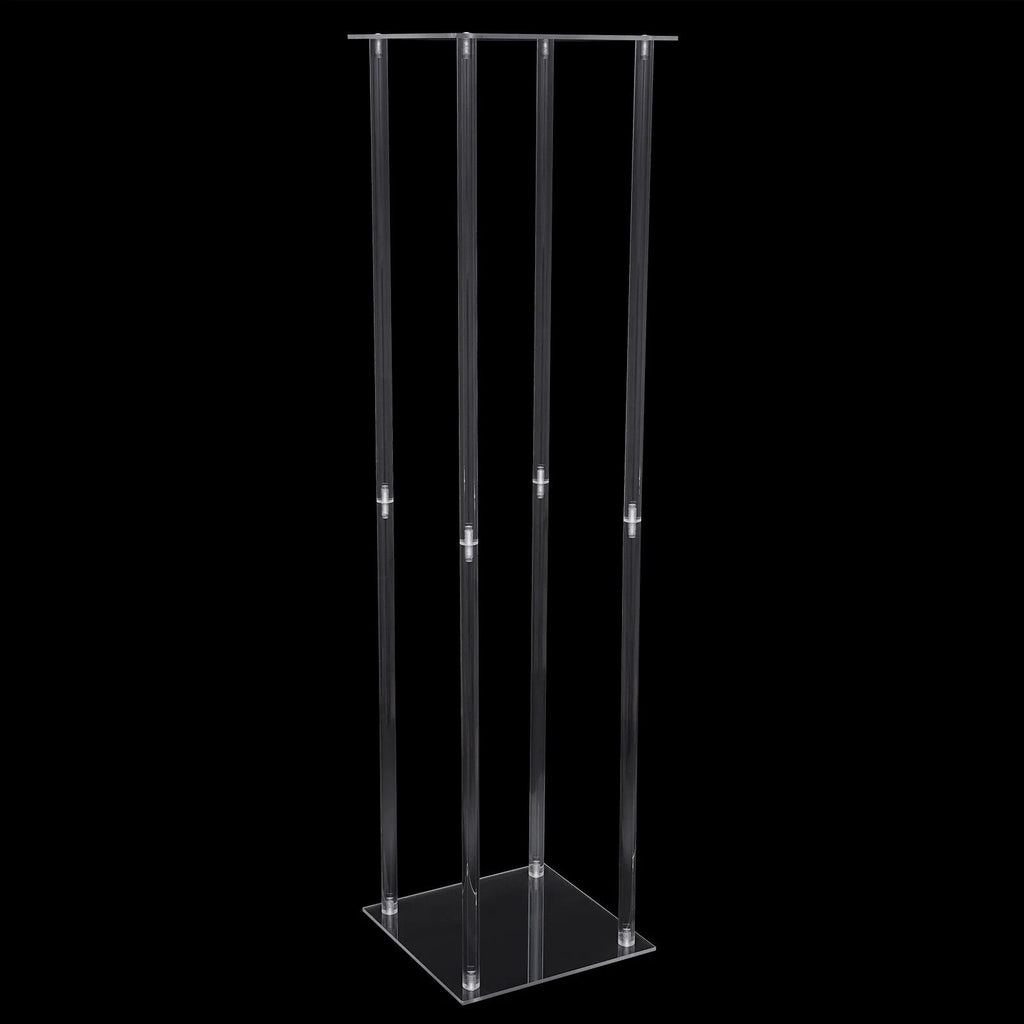Clear Acrylic Flower Stand Column for Wedding Decoration k7