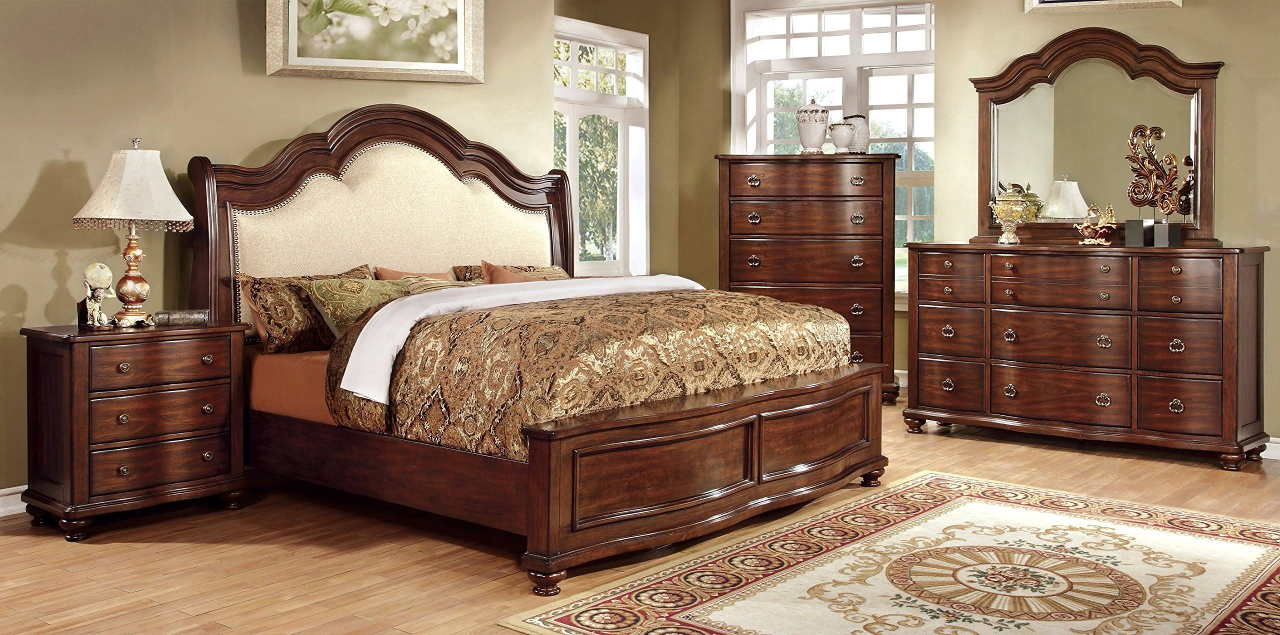 5 Drawer Chest Brown Cherry k7m
