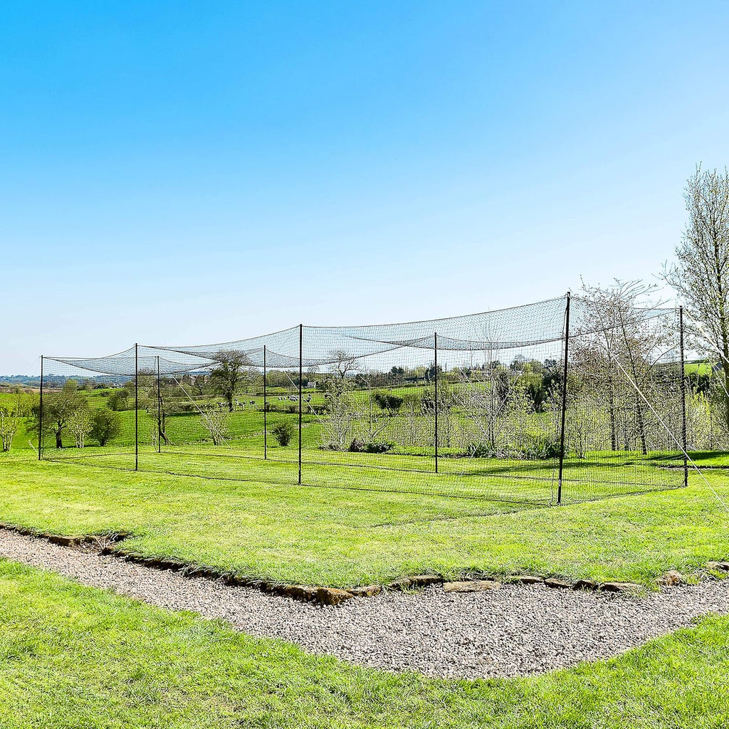 Baseball Batting Cage with Steel Poles and Netting K7m