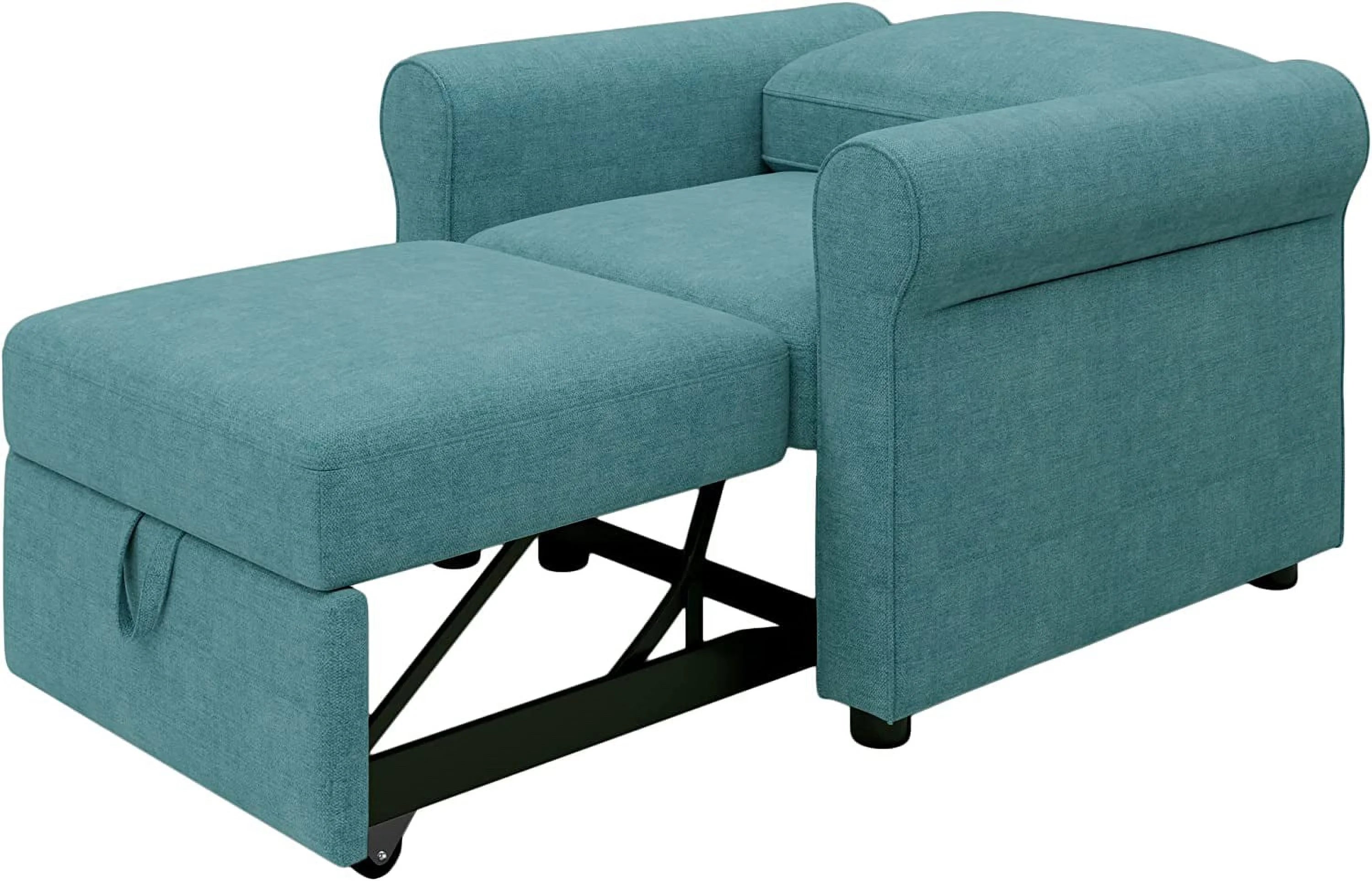 Sleeper Chair Convertible Sofa Bed, Teal K7