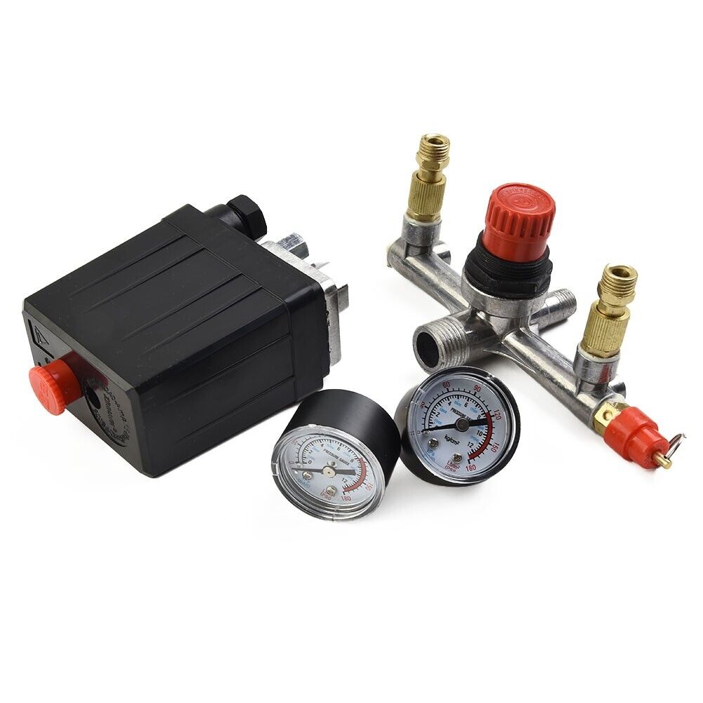 Air Compressor Pressure Switch Valve Manifold Assembly k7