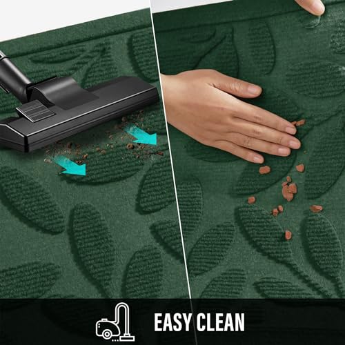 Door Mat Heavy Duty Waterproof Indoor Outdoor 36x24 Black a7