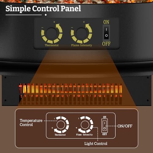 16 inch Electric Fireplace Heater Stove k7
