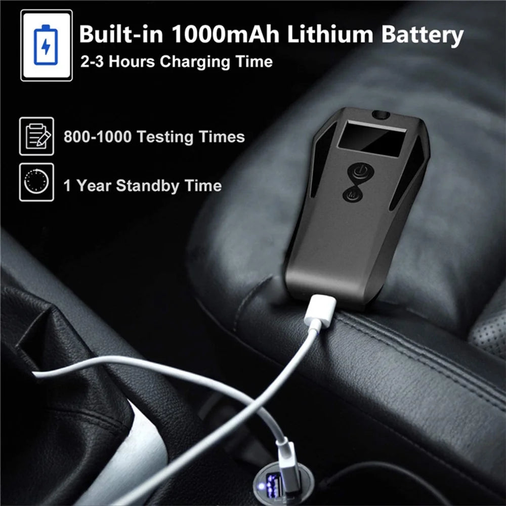 Breathalyzer with 10 Mouthpieces A7