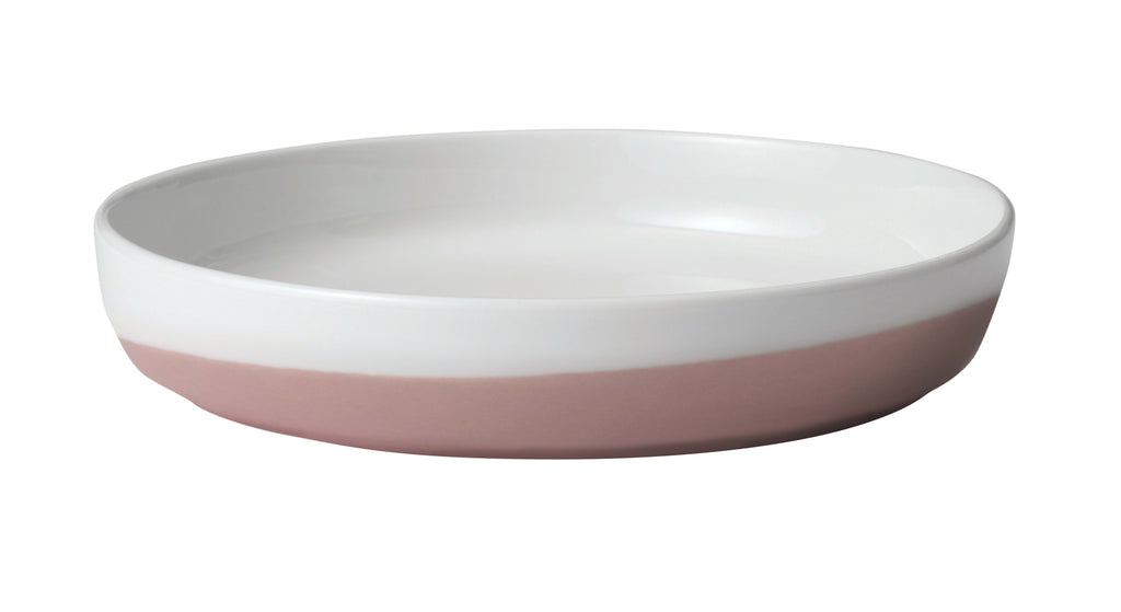 Porcelain Coupe Dinner Plate Set of 4, Pink k7