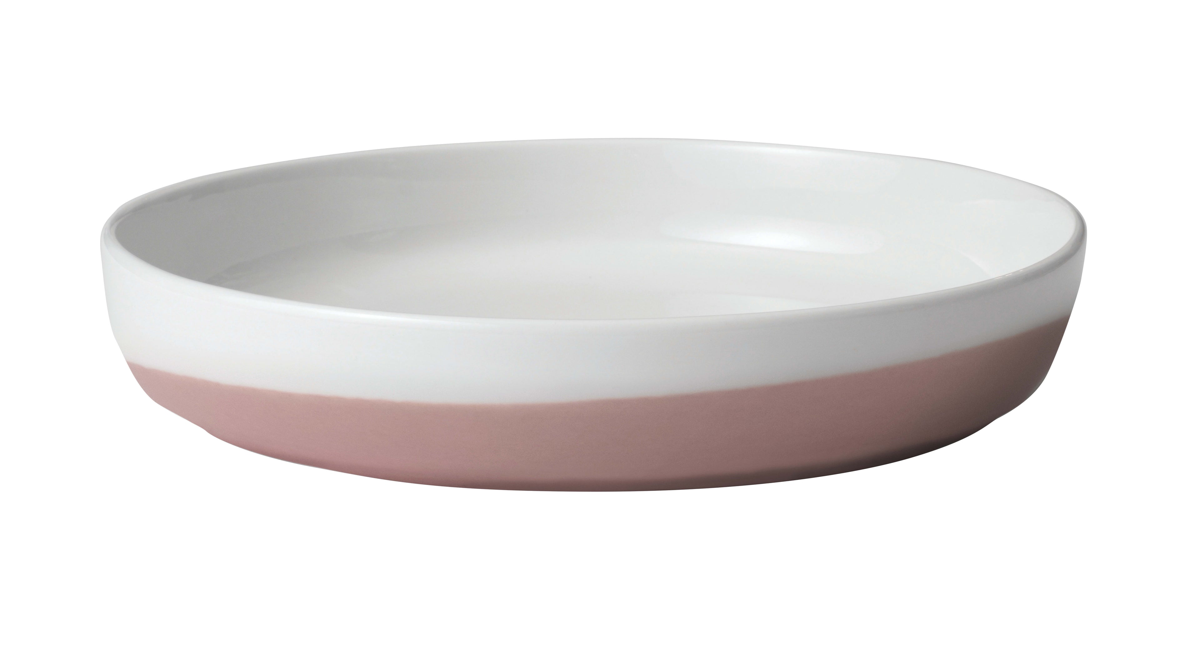Porcelain Coupe Dinner Plate Set of 4, Pink k7