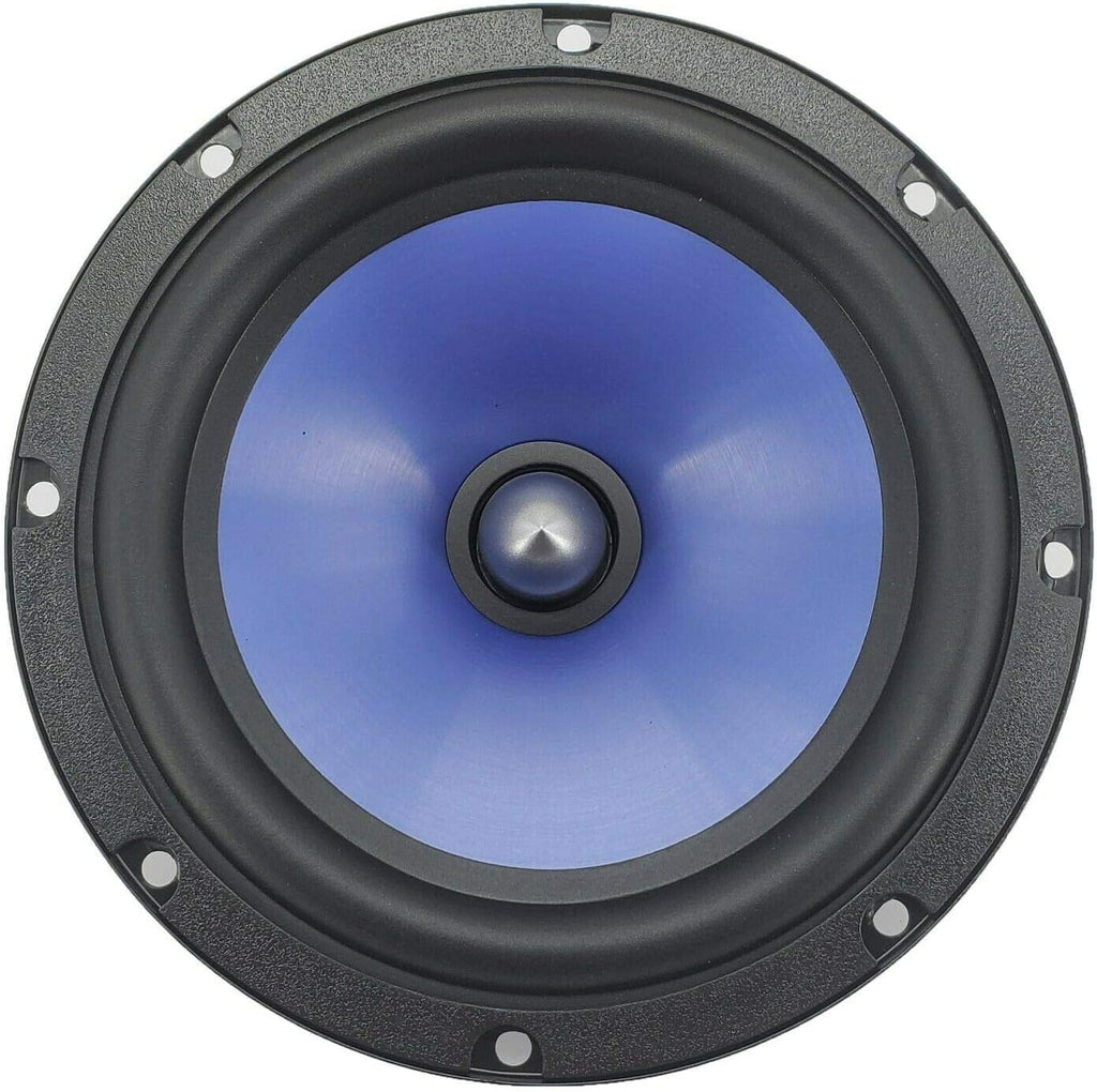 6.5" 2-Way Car Audio Component Speaker System with Woofers Tweeters & Crossovers x2 a7