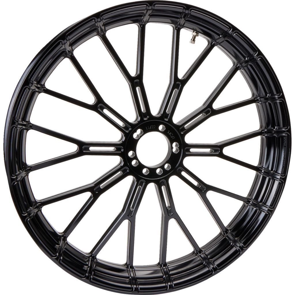 Arlen Ness 21" x 3.5" Y-Spoke Forged Black Front Wheel (71-541)