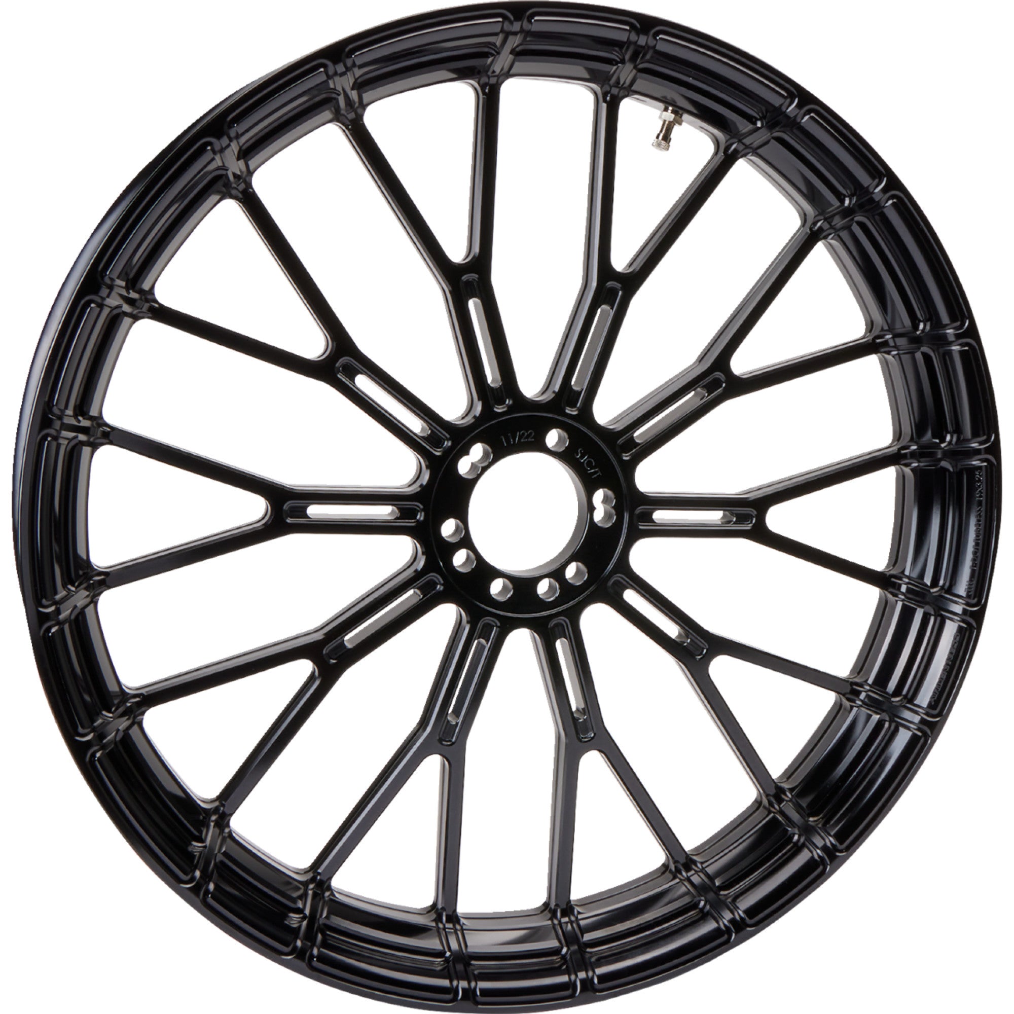 Arlen Ness 21" x 3.5" Y-Spoke Forged Black Front Wheel (71-541)