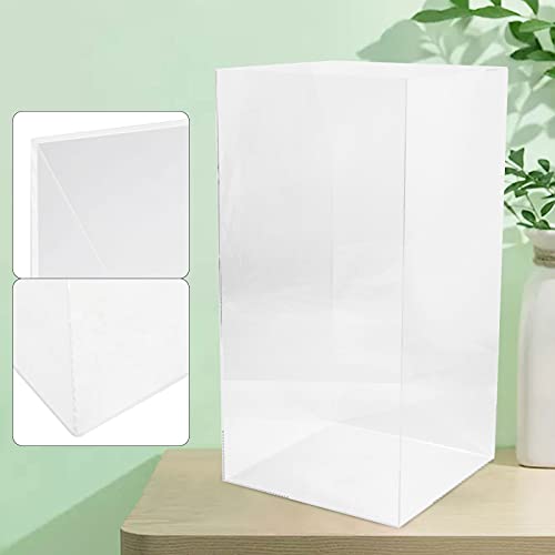 Acrylic Display Case 3-Layer Bakery Pastry Cabinet for Donut Cookie Retail Counter 18.7x14.8x8.5in A7