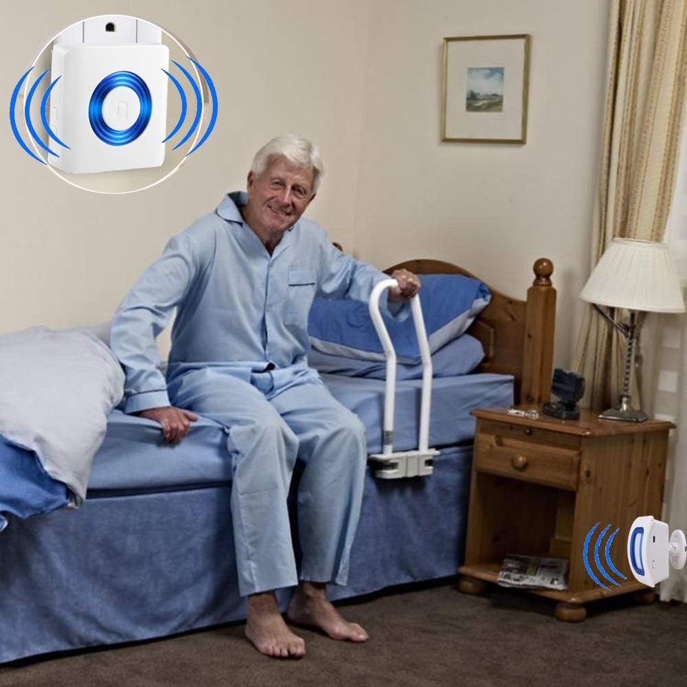Motion Sensor Alert System for Elderly Fall Prevention 3 Receivers 2 Monitors k7