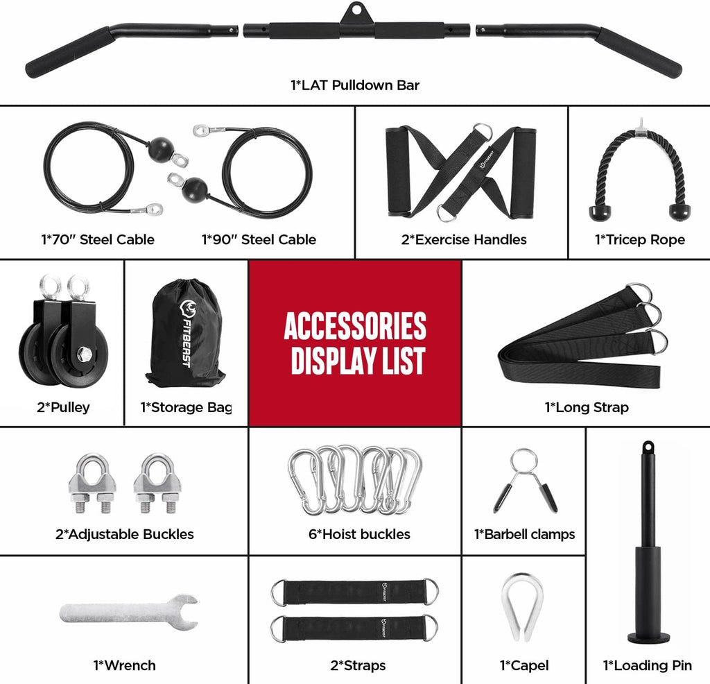 Pulley System for Gym Cable Weight Training a7