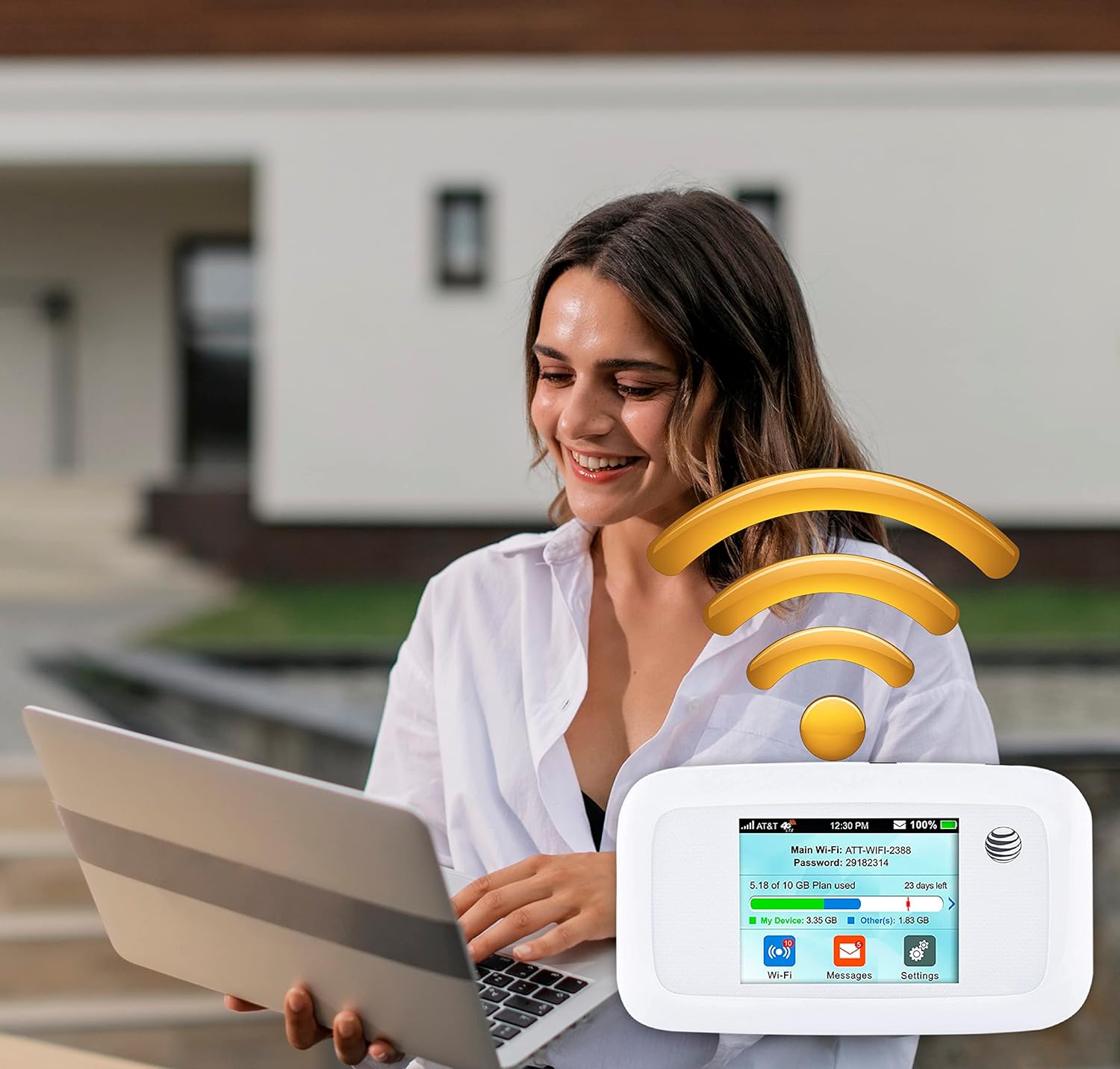 Mobile Hotspot 4G LTE Router MF923 150Mbps 10 Devices A7