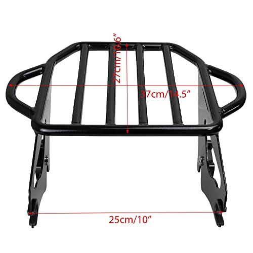 Detachable Luggage Rack 2-Up Mounting Black 7k