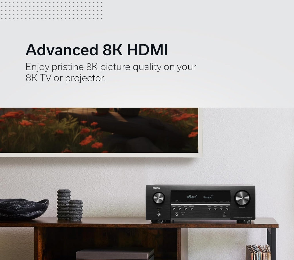5.2 Ch Home Theater Receiver 8K UHD HDMI k7