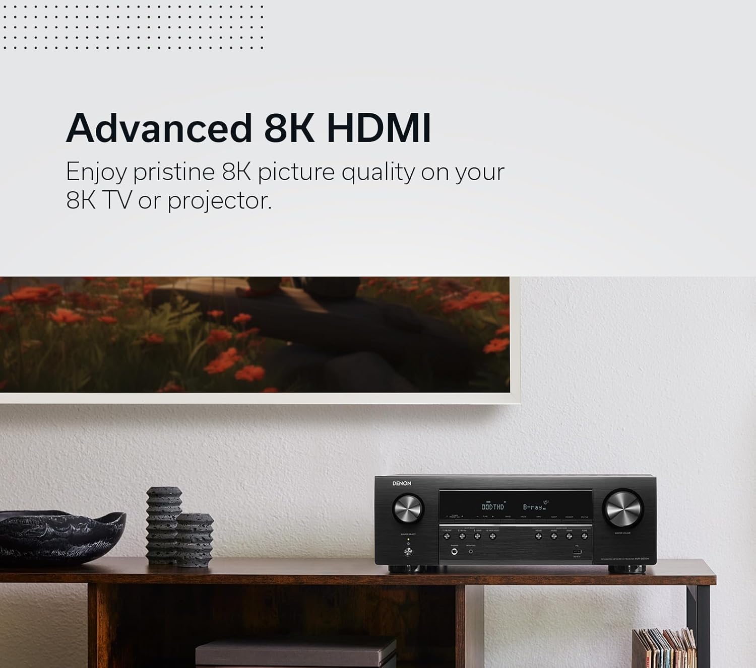 5.2 Ch Home Theater Receiver 8K UHD HDMI k7