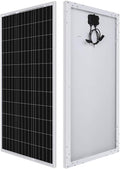 Renogy 12 Volt Solar Panel 100 Watt High-Efficiency Monocrystalline Module PV Charger for RV Battery Boat Caravan and Other Off-Grid Applications, Single, RNG-100D-SS