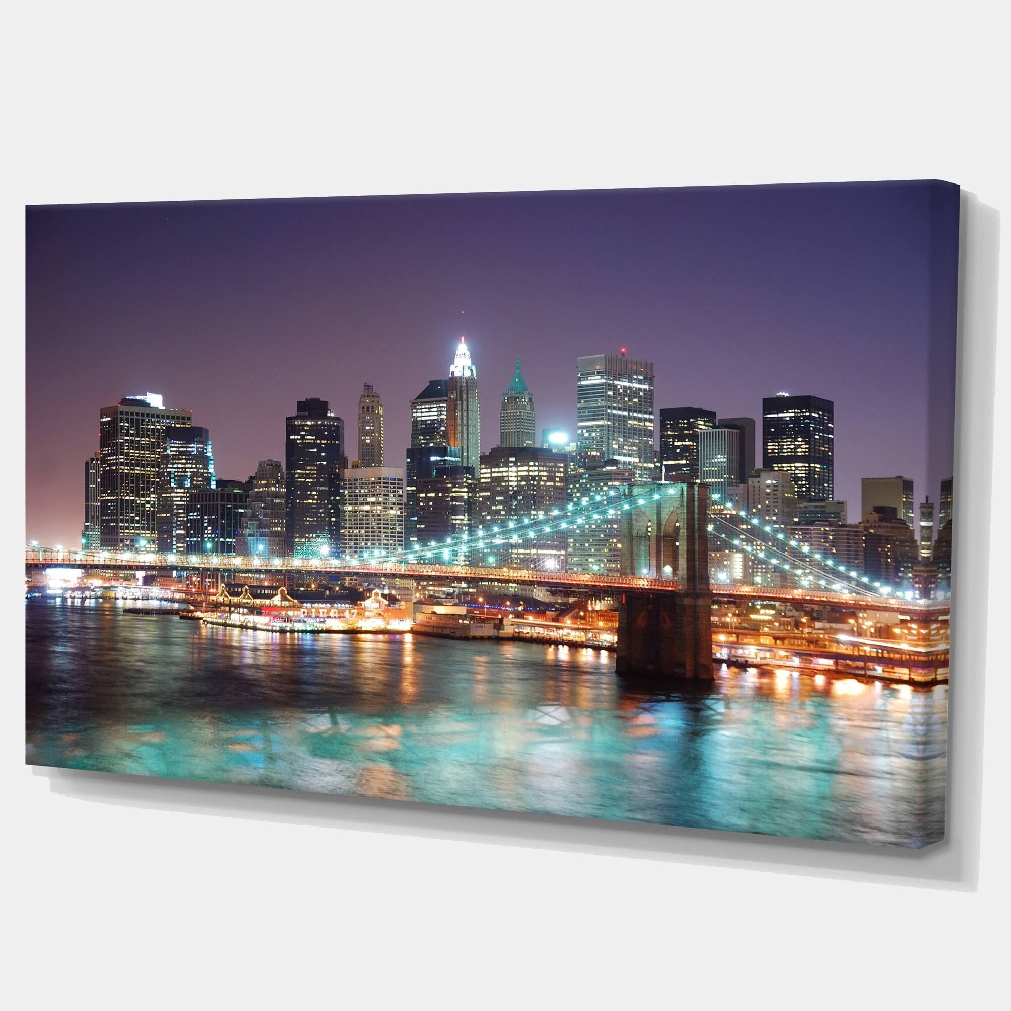 Cityscape Canvas Print 40x20in A7