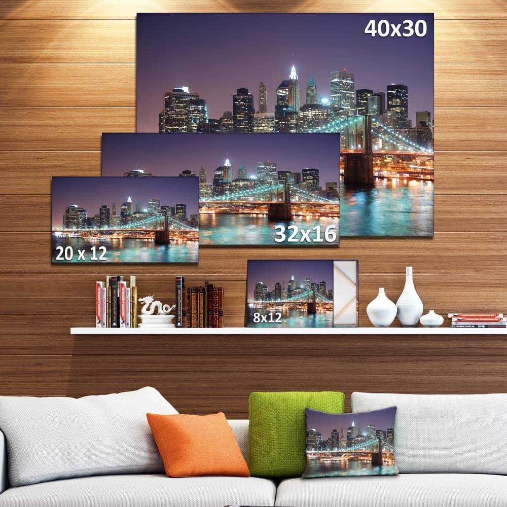 Cityscape Canvas Print 40x20in A7