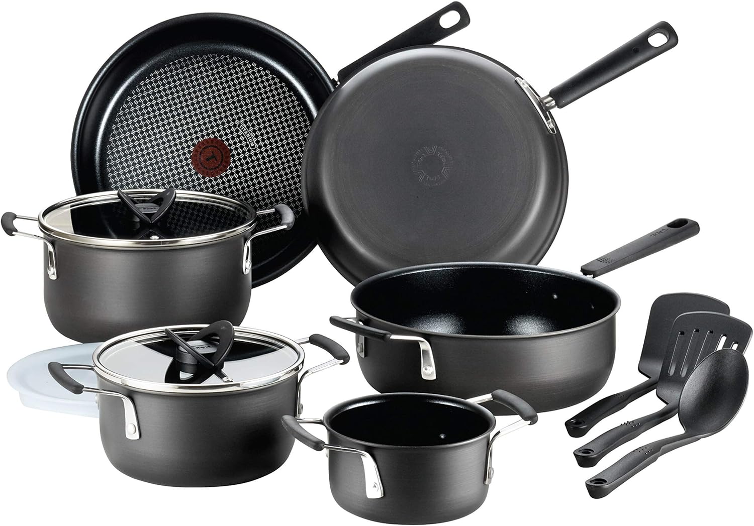 Nonstick Cookware Set 12-Piece Dishwasher Safe A7
