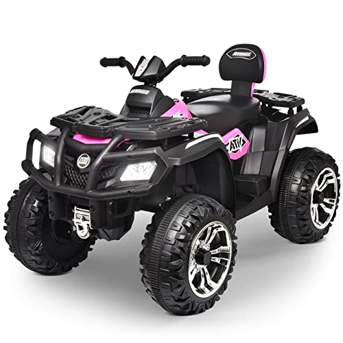 Kids Ride on ATV Car 4WD Electric Vehicle with Music & Headlights q7