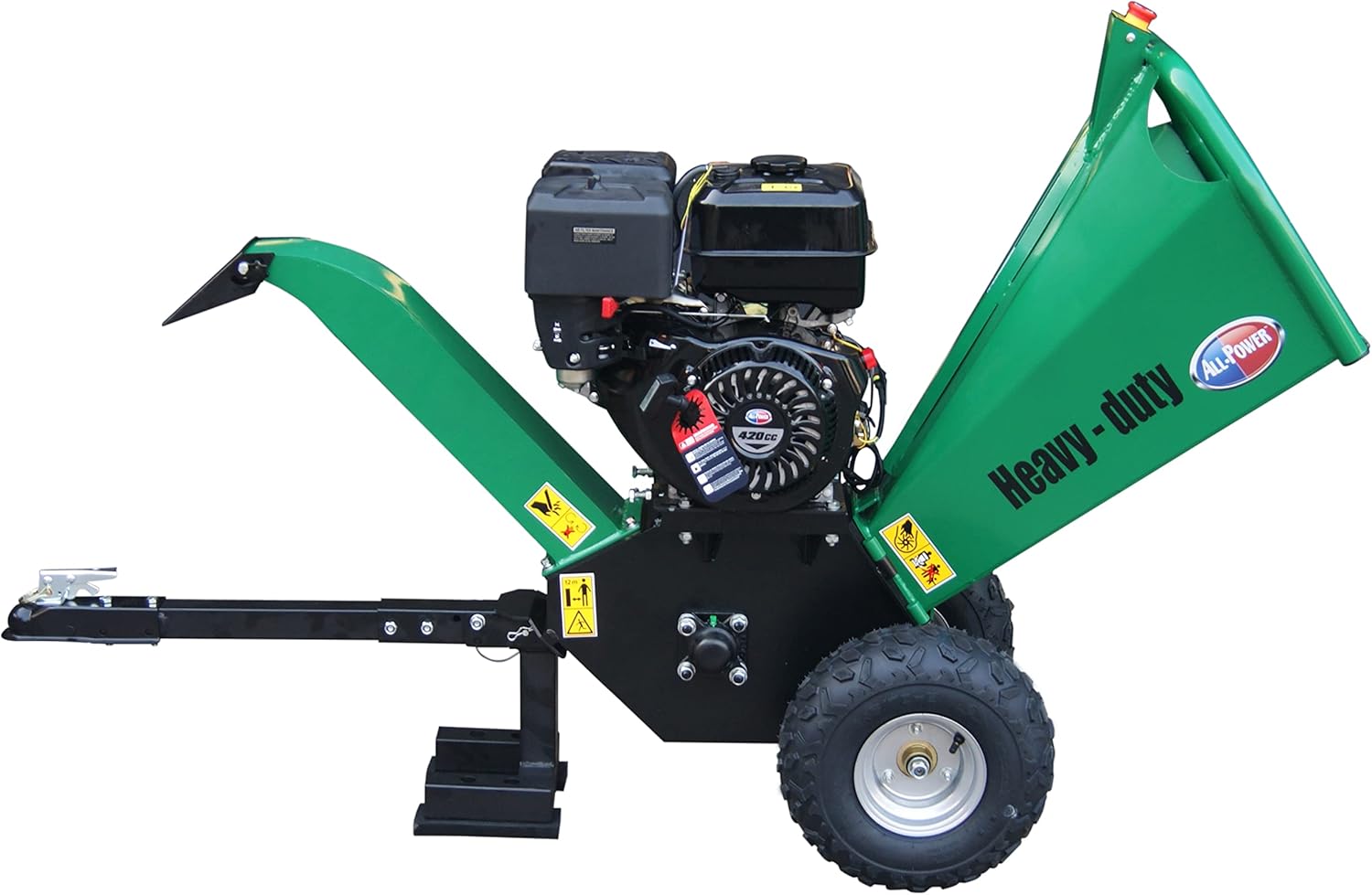 Wood Chipper Shredder Mulcher 6 Inch Gas Powered 15HP 420cc A7k