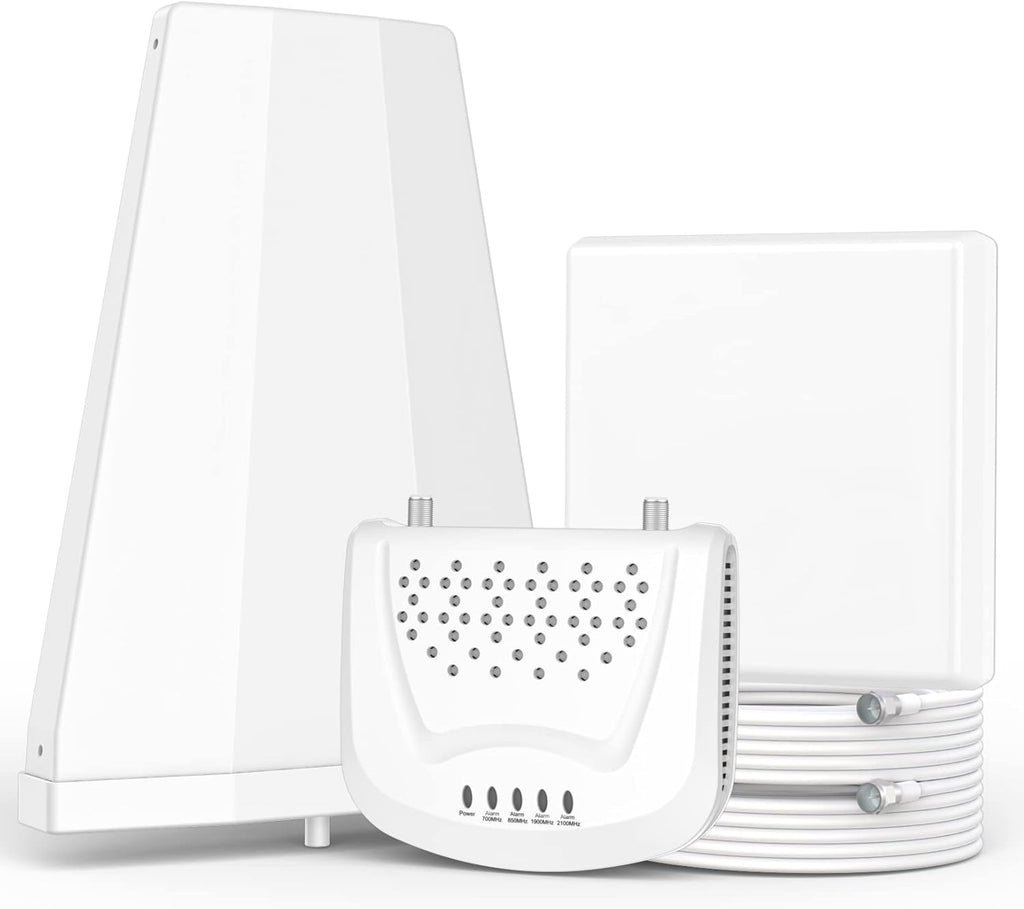 Amazboost A0 PRO Cell Phone Booster for Home & Office - Cell Phone Signal Booster kit, All U.S. Carriers,Compatible with Verizon AT&T T-Mobile Sprint&More Signal 3G/4G/5G LTE Data Up to 4,000 Sq ft