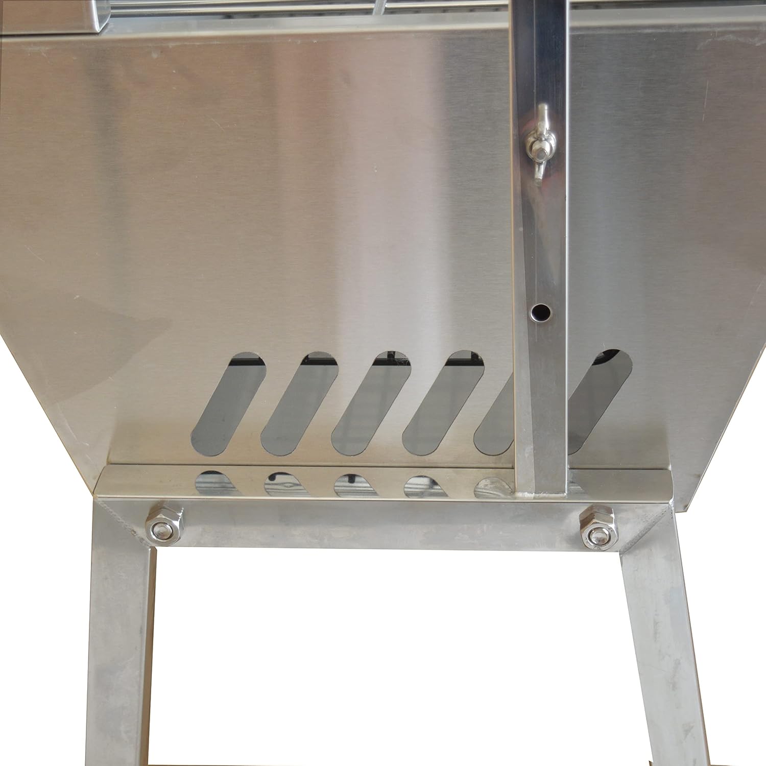 Rotisserie Grill Roaster 46 Inch Stainless Steel Charcoal Spit A7
