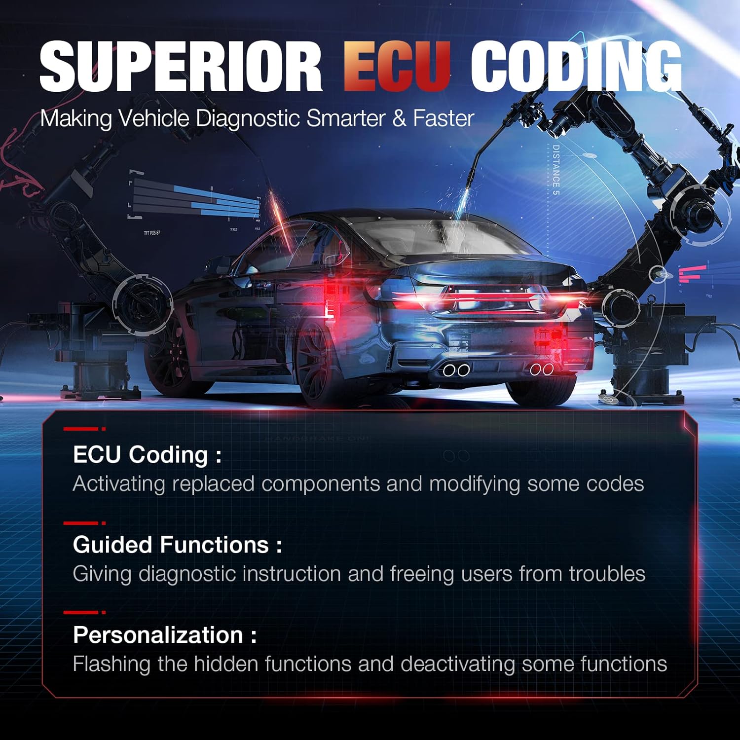 Diagnostic Scanner with ECU Coding and Bidirectional Control k7