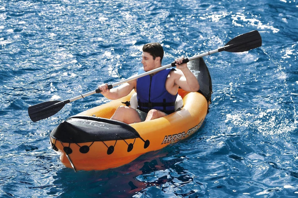 Inflatable Kayak 2 Person with Pump Paddles a7