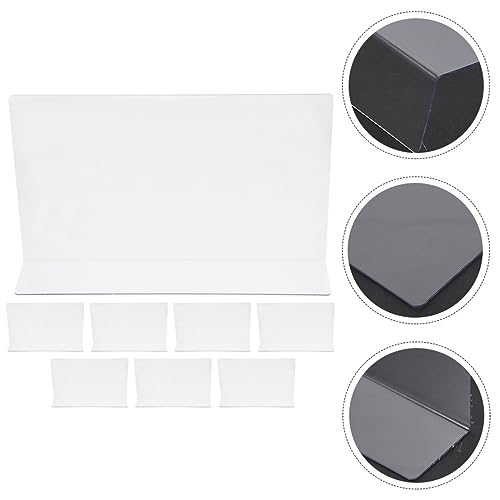 8 Pcs Clear Acrylic Closet Shelf Organizer Dividers k7