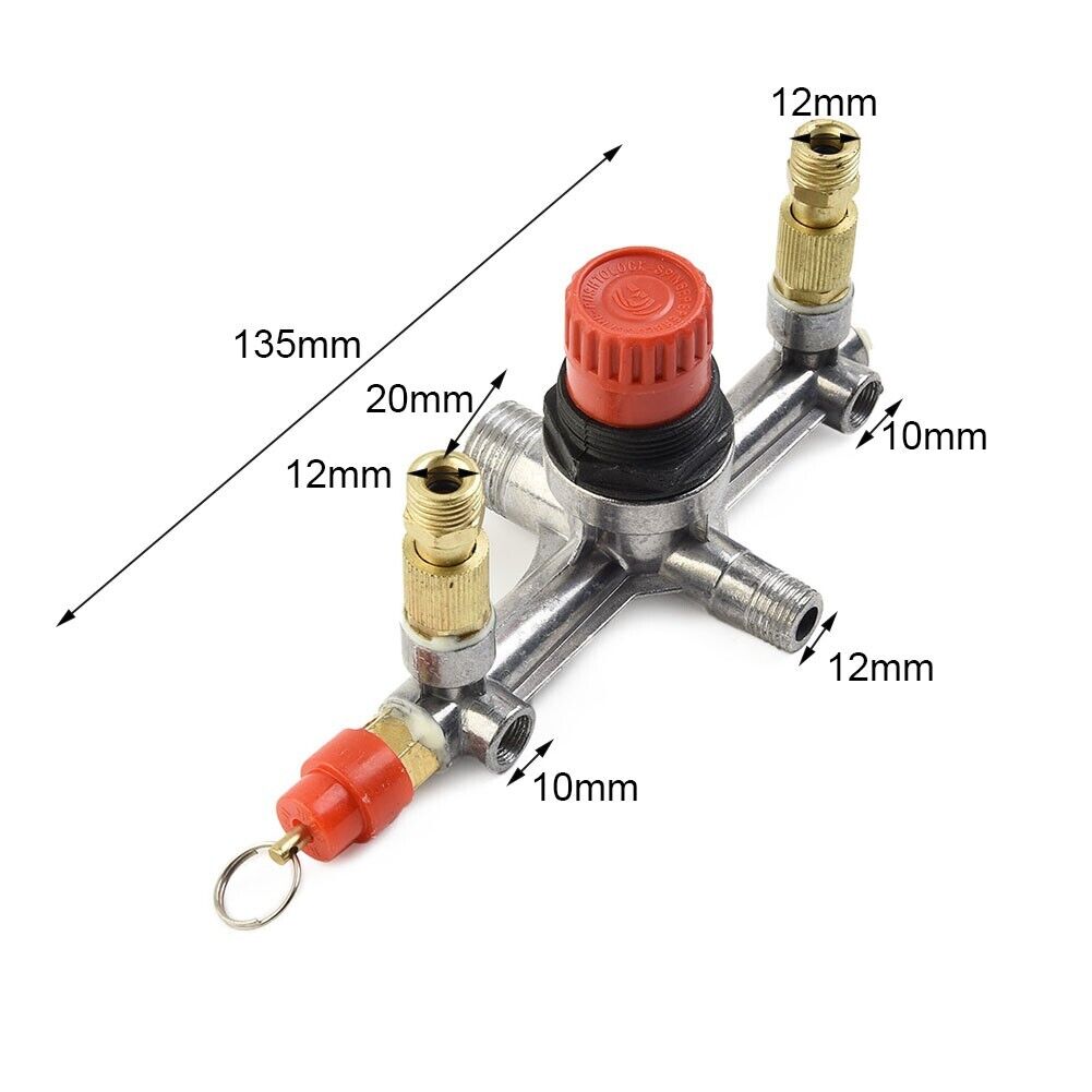 Air Compressor Pressure Switch Valve Manifold Assembly k7