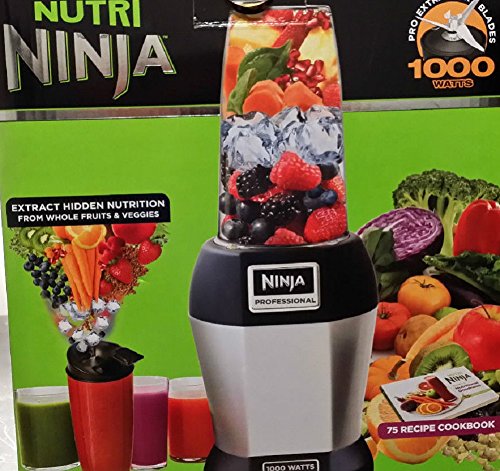 Personal Blender with 3 Single-Serve Cups & Recipe Book, Stainless Steel/Black a7